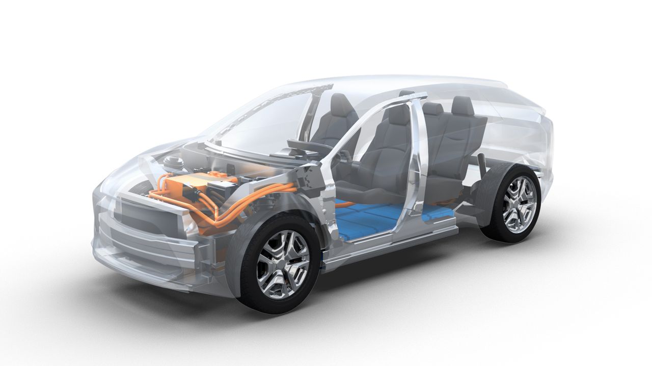 Platforma e-TNGA (fot. Toyota)