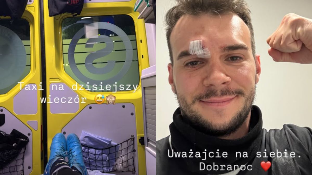 Albert Kosiński miał wypadek