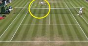 Cieszył się z punktu, a za chwilę... Kuriozum na Wimbledonie (wideo)