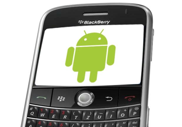 BlackBerry z aplikacjami Androida? (fot. CNET)