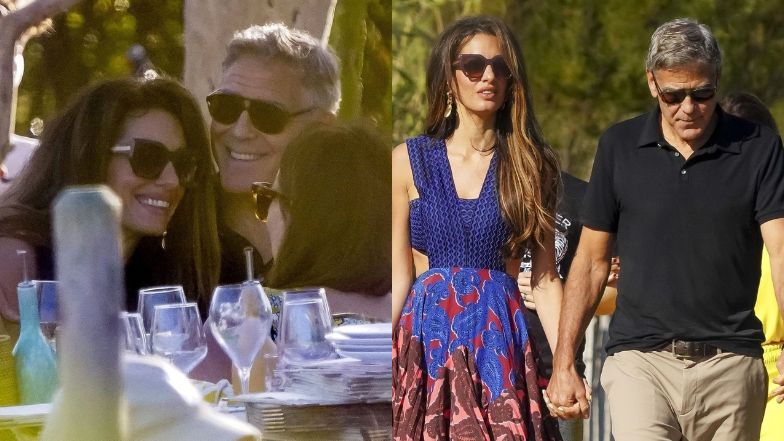 George Clooney zabrał młodszą o 17 lat Amal na randkę w St. Tropez. Nie szczędzili sobie czułości