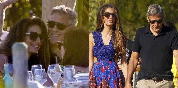 George Clooney zabrał młodszą o 17 lat Amal na randkę w St. Tropez. Nie szczędzili sobie czułości