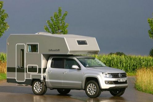 VW Amarok Bimobil - pickup dla bezdomnych