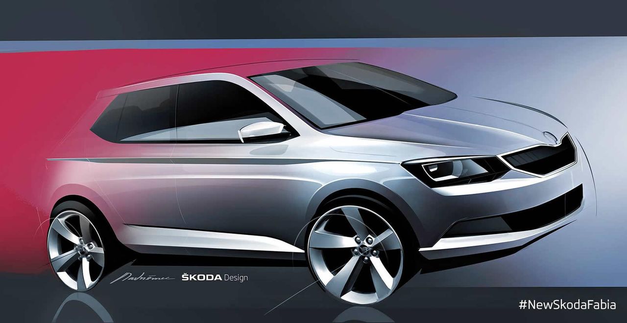 Tak będzie wyglądała nowa Škoda Fabia