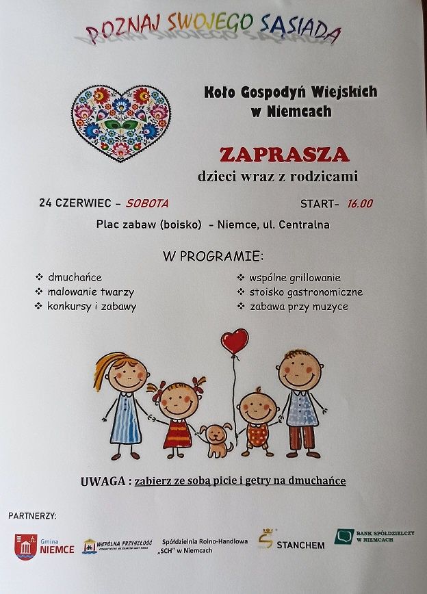 piknik rodzinny gminy niemce