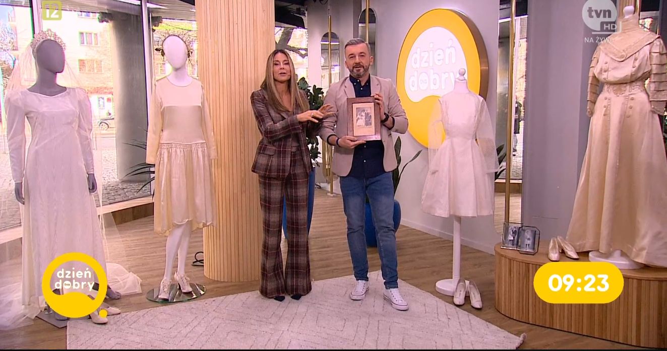 Małgorzata Rozenek i Krzysztof Skórzyński w "Dzień dobry TVN"
