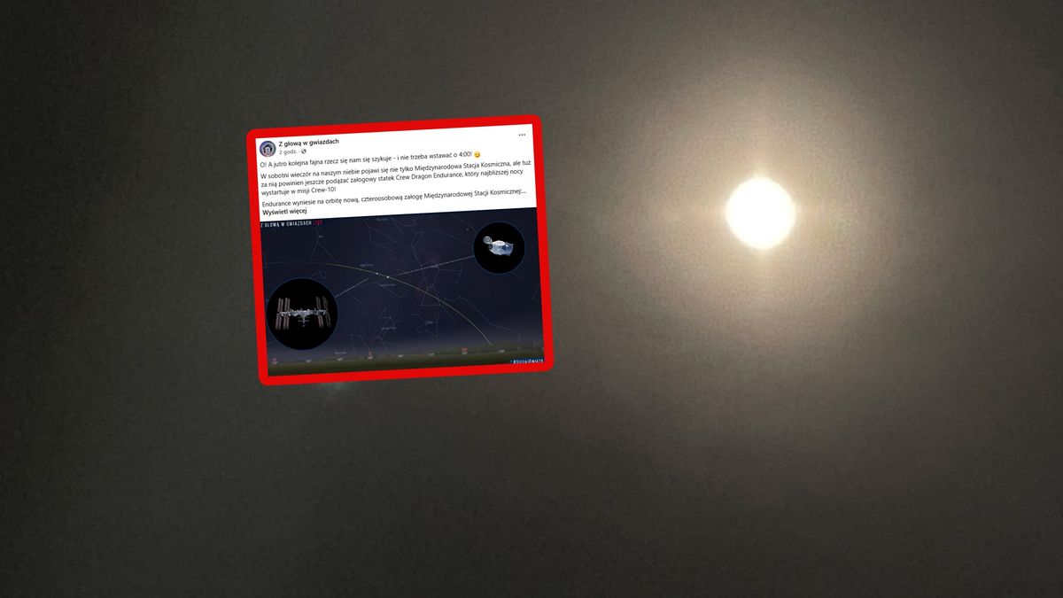 Zadzieje się na niebie. 