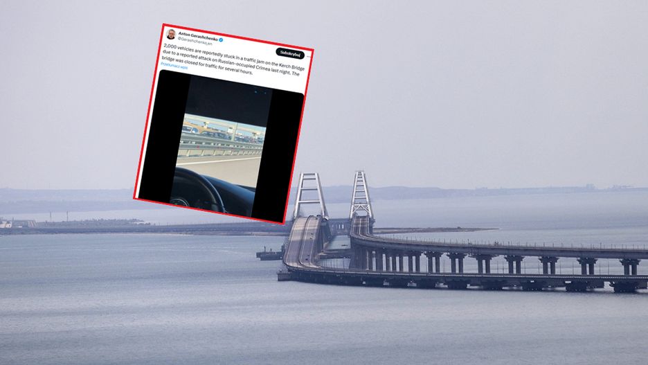 Zmasowany atak na Krym. Ponad 2 tys. aut utknęło w korku