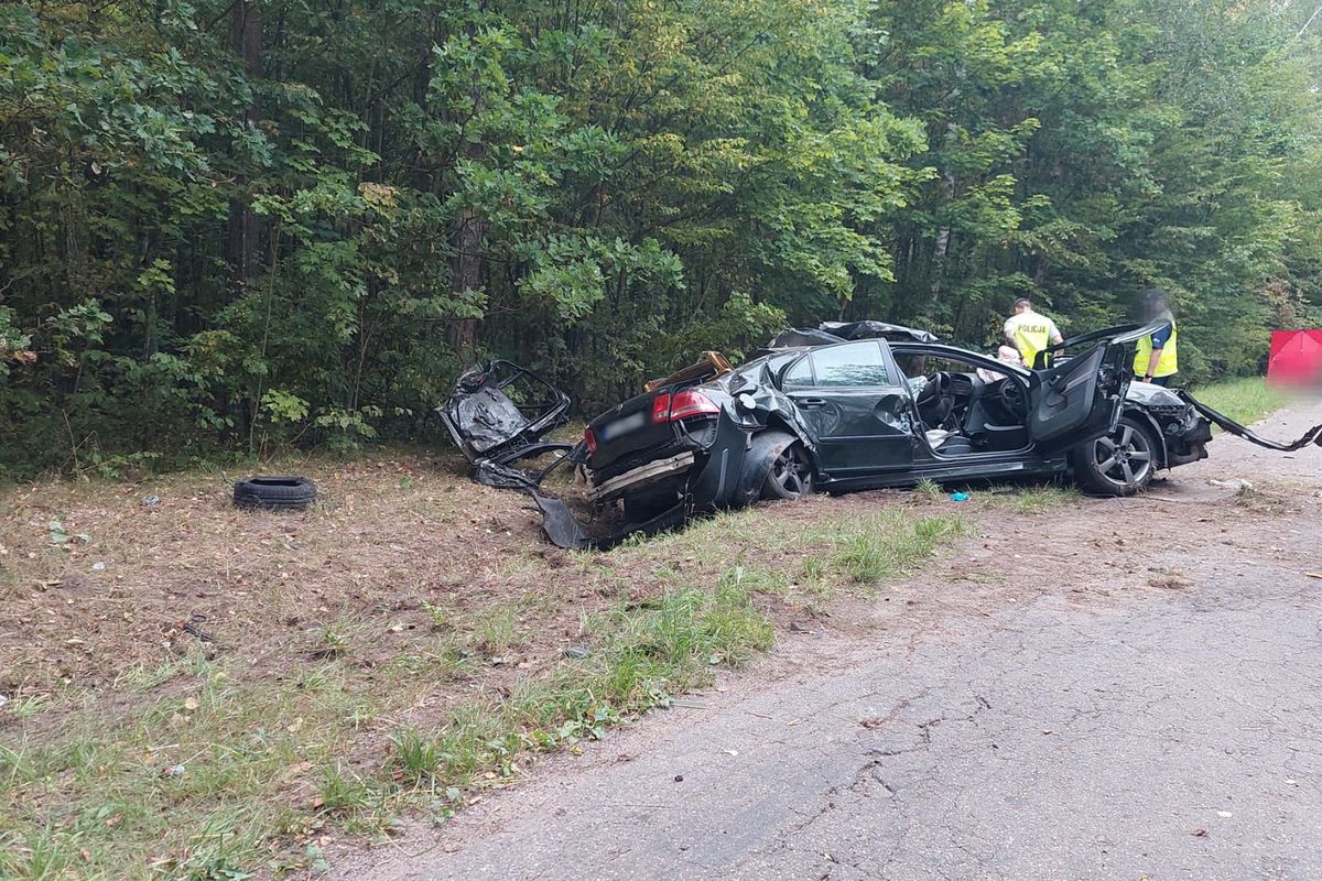 Tragedia pod Mrągowem. Zginęło dwóch 21-latków