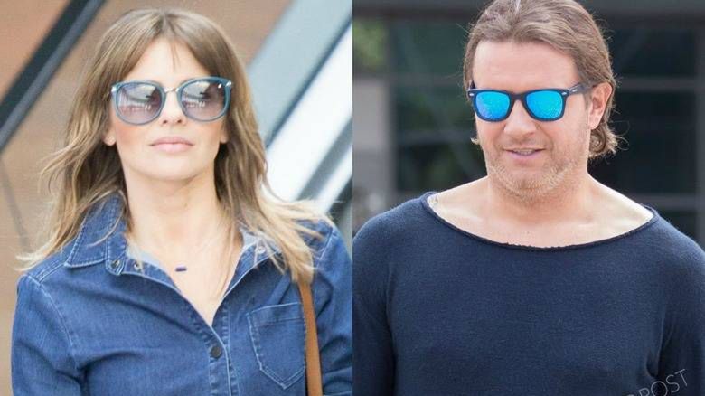 Edyta Herbuś pod studiem TVP, fot. PAPARAZZI