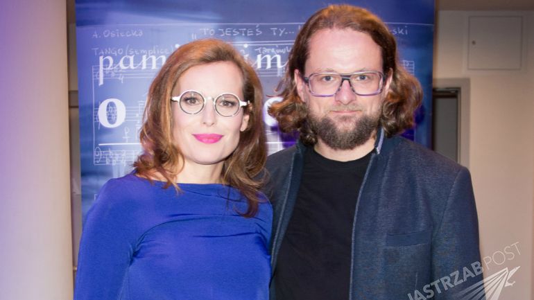 Agata Passent i Wojciech Kuczok na koncercie "Pamiętajmy o Osieckiej"