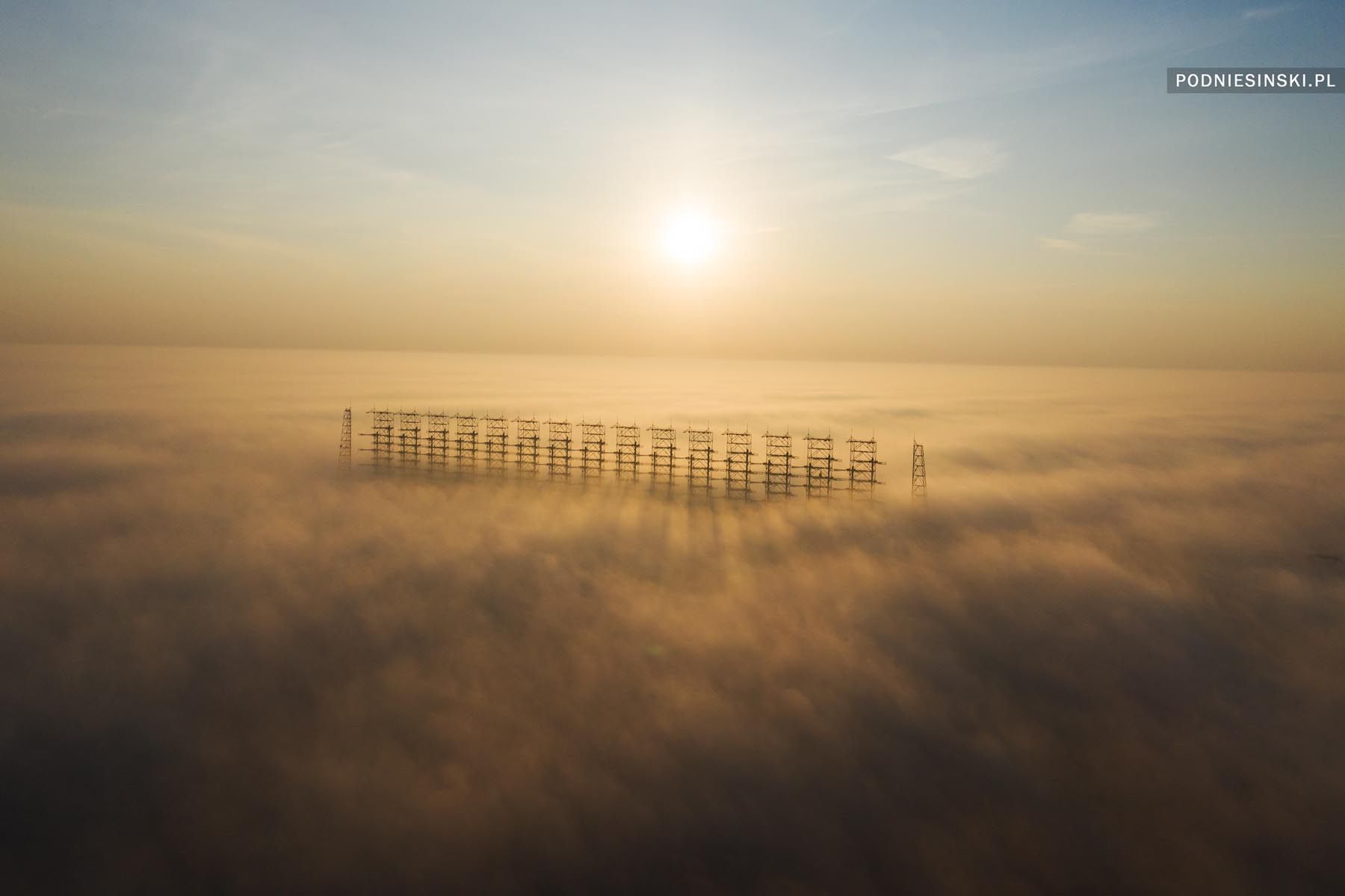 Arek Podniesiński sfotografował radziecką tarczę antyrakietową Duga 4