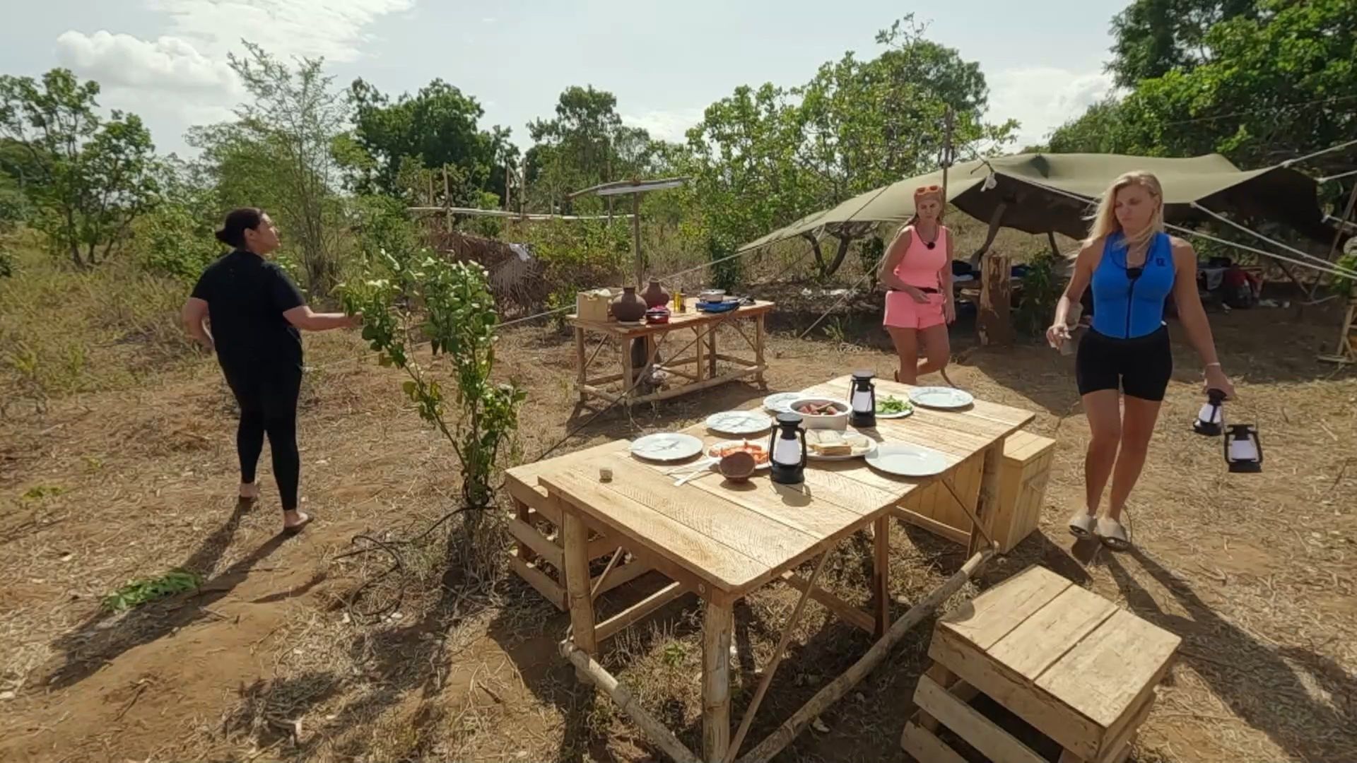 Kadr z programu "Królowa przetrwania"