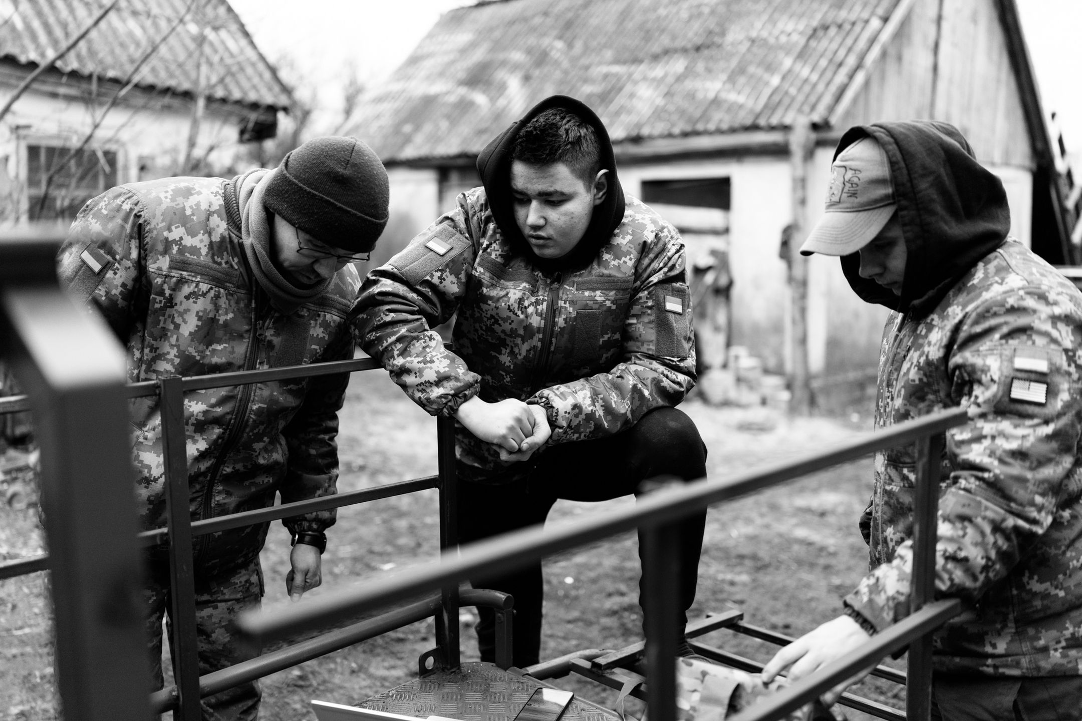 Piechota w pobliżu Pokrowska