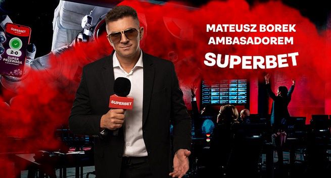 Mateusz Borek ambasadorem bukmachera Superbet