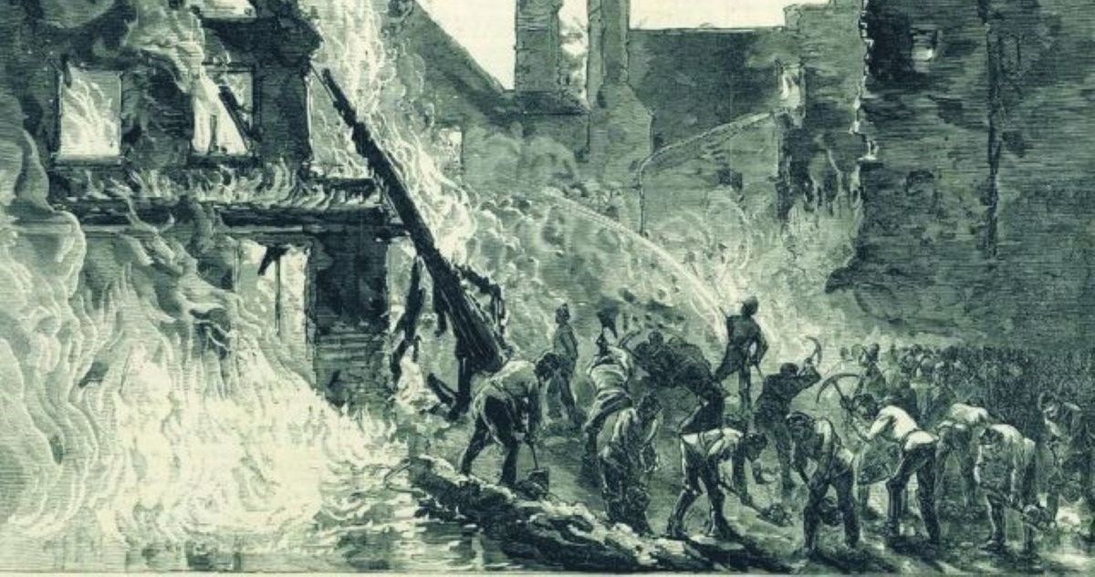 Pożar Dublina w 1875 roku 