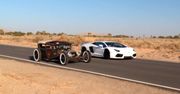 Lamborghini LP700-4 Aventador czy hot rod na bazie Forda A z 1930 roku? [wideo]