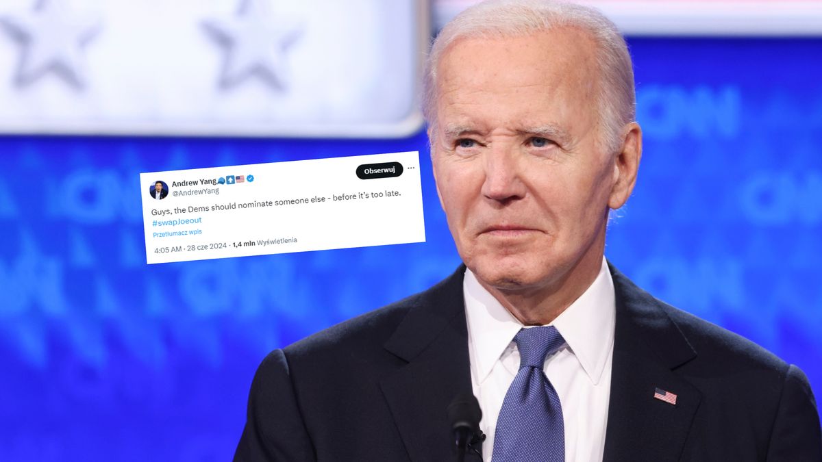 Joe Biden ma za sobą nieudany udział w debacie