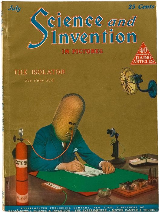 Izolator w "Science and Invention Magazine".