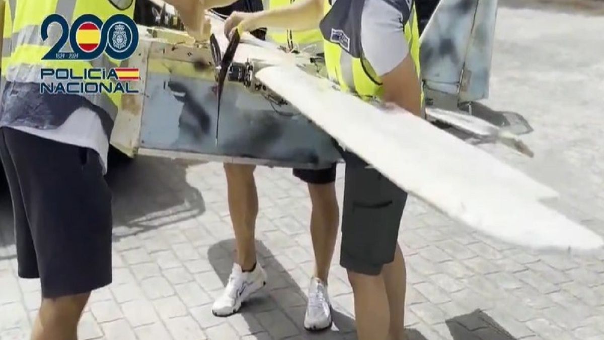 Dron wykorzystywany do transportu narkotyków.