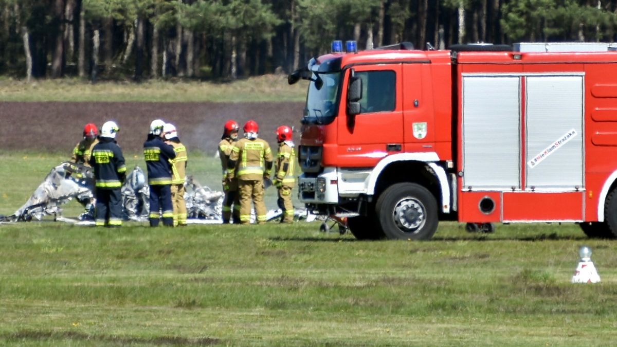 Katastrofa samoloty w Przylepie pod Zieloną Górą. Zginął 71-letni biznesmen Zbigniew Kuczma