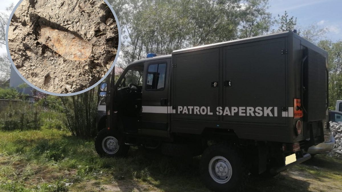 Trzy granaty znalezione na posesji