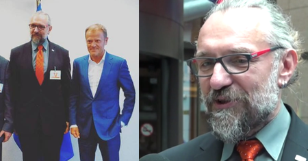 Lider KOD spotkał się w Brukseli z Tuskiem. "Pan przewodniczący z dużą życzliwością odniósł się do naszych działań"