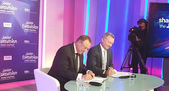 TVP i EBU podpisały umowę na organizację Eurowizji Junior 2019