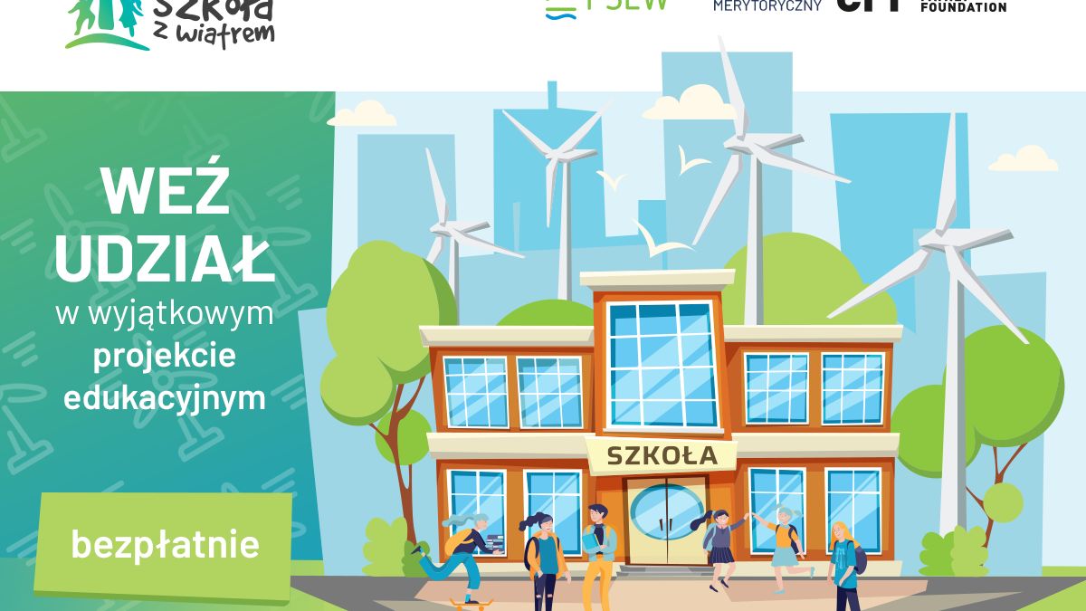 Szkoła z wiatrem – darmowa eko lekcja i nagrody!  