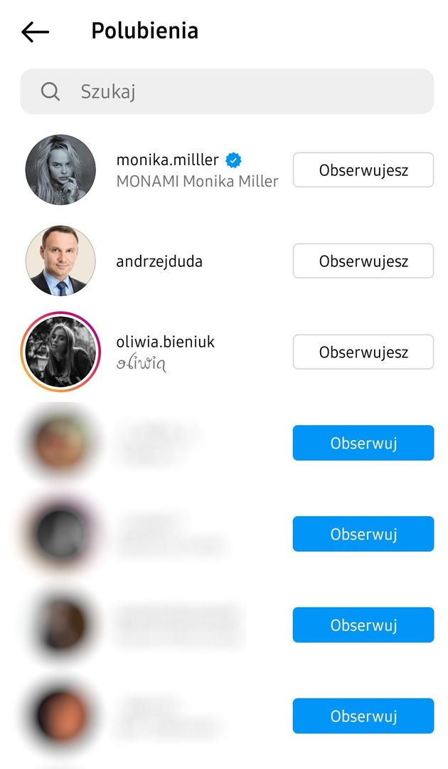 Andrzej Duda po raz kolejny polubił zdjęcie Roksany Węgiel na Instagramie