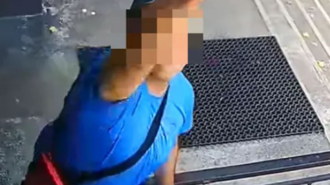 Mężczyzna zerwał flagę