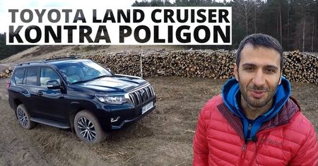 Toyota Land Cruiser - pełza, jeździ i lata po poligonie
