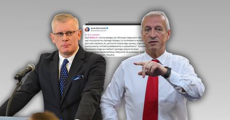 Cenckiewicz pokazał certyfikat. Dobrzyński go wyśmiał