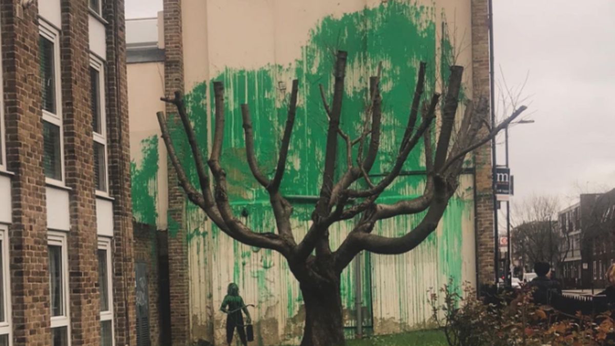 Najnowsze dzieło Banksy'ego pojawiło się w Londynie