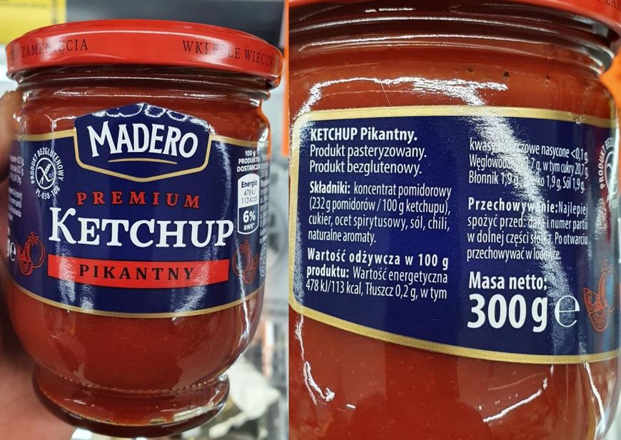  "Madero"  Ketchup Premium