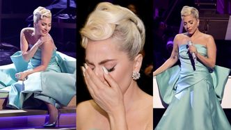 Grammy 2022. Lady Gaga PŁACZE NA SCENIE po emocjonującym występie dla Tony'ego Bennetta (ZDJĘCIA)