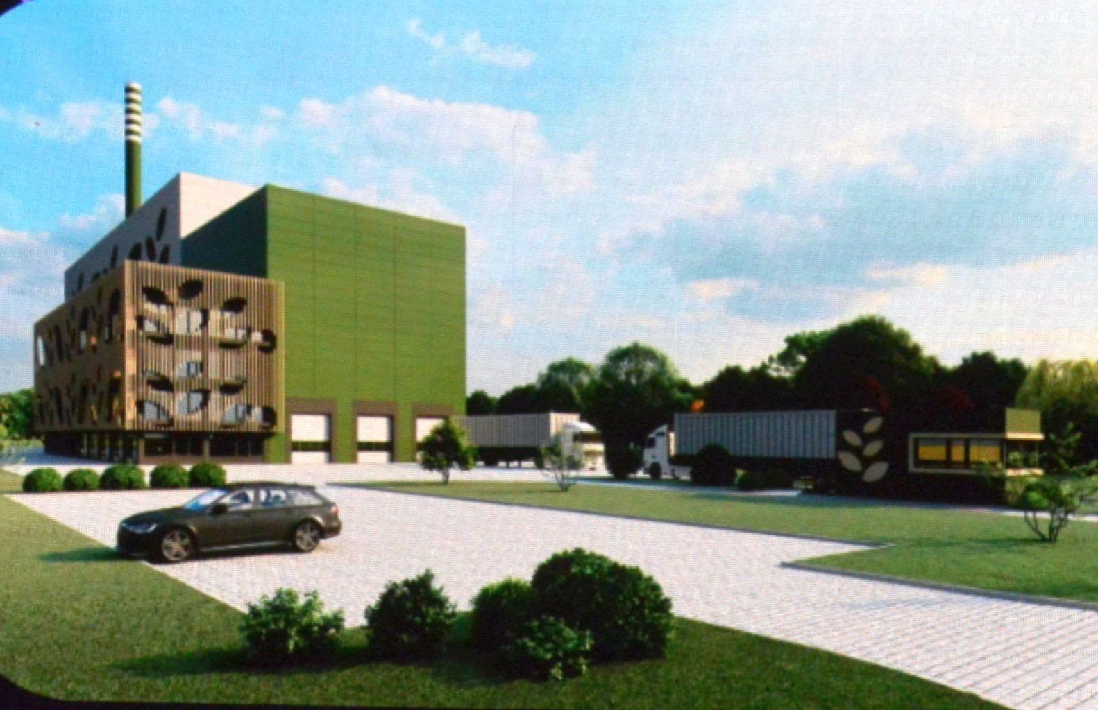 Wizualizacja Instalacji Odzysku Energii z Frakcji Energetycznej Odpadów Komunalnych