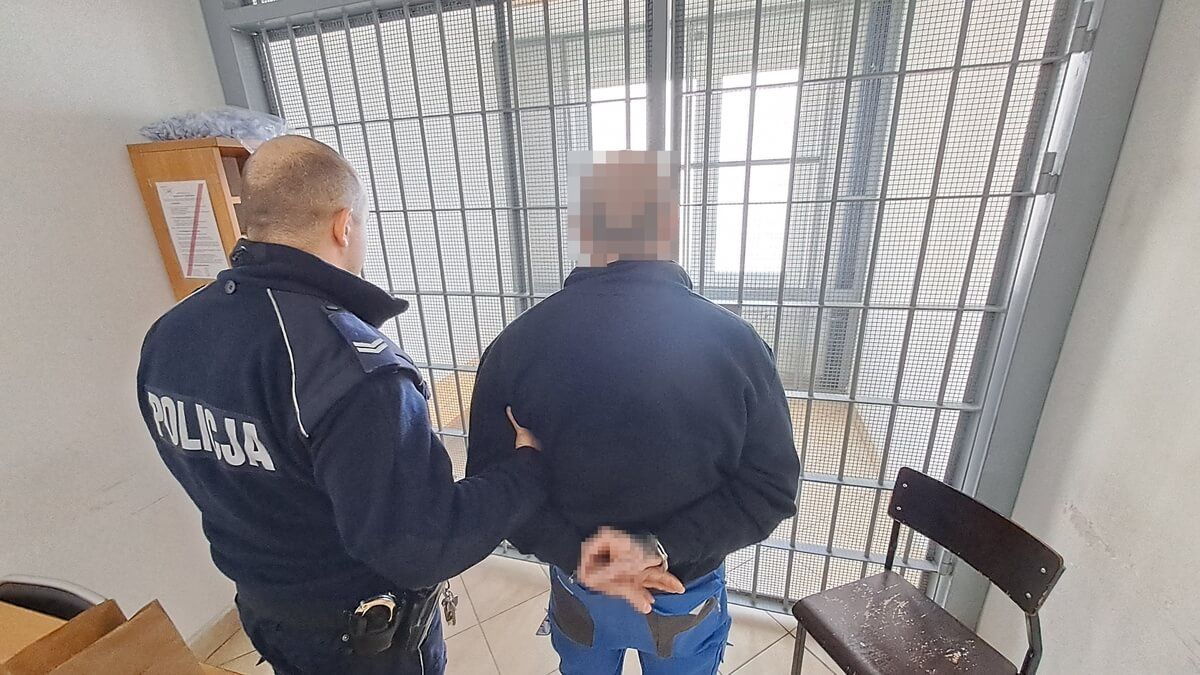 Kierowca Hondy, ujęty przez Policjantów