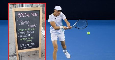 Szef kuchni dał się ponieść. Pizza na cześć tenisisty