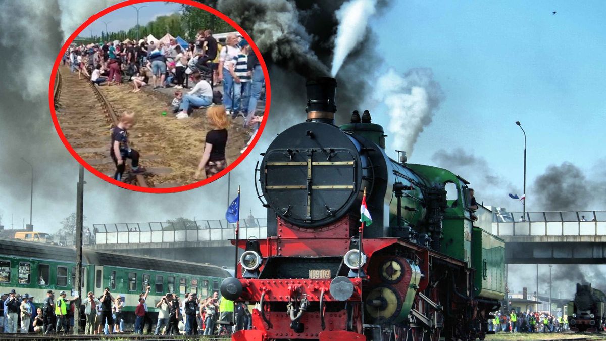 Okazja, żeby zobaczyć piękne zabytkowe lokomotywy, przyciąga 