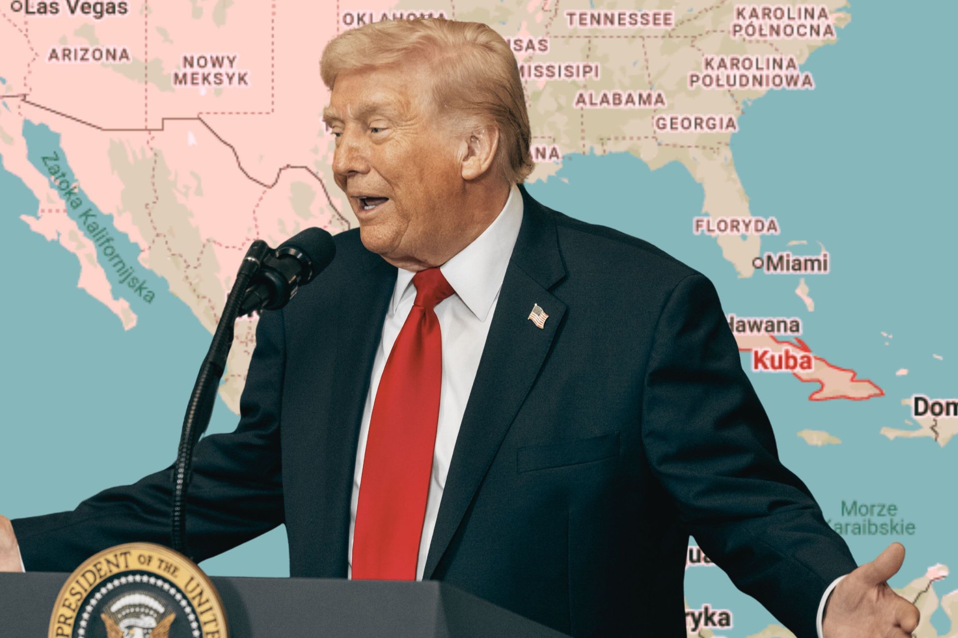 Trump ostrzega przed upadkiem Kuby