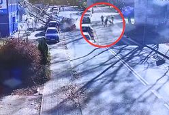 Dźwig runął na ziemię w Wieliczce. Nowe nagranie z momentu katastrofy