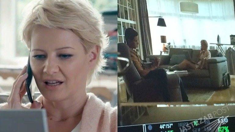 Małgorzata Kożuchowska na planie nowej reklamy ORANGE