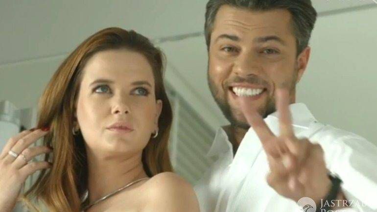 Karolina Malinowska i Olivier Janiak w świątecznej reklamie Apartu