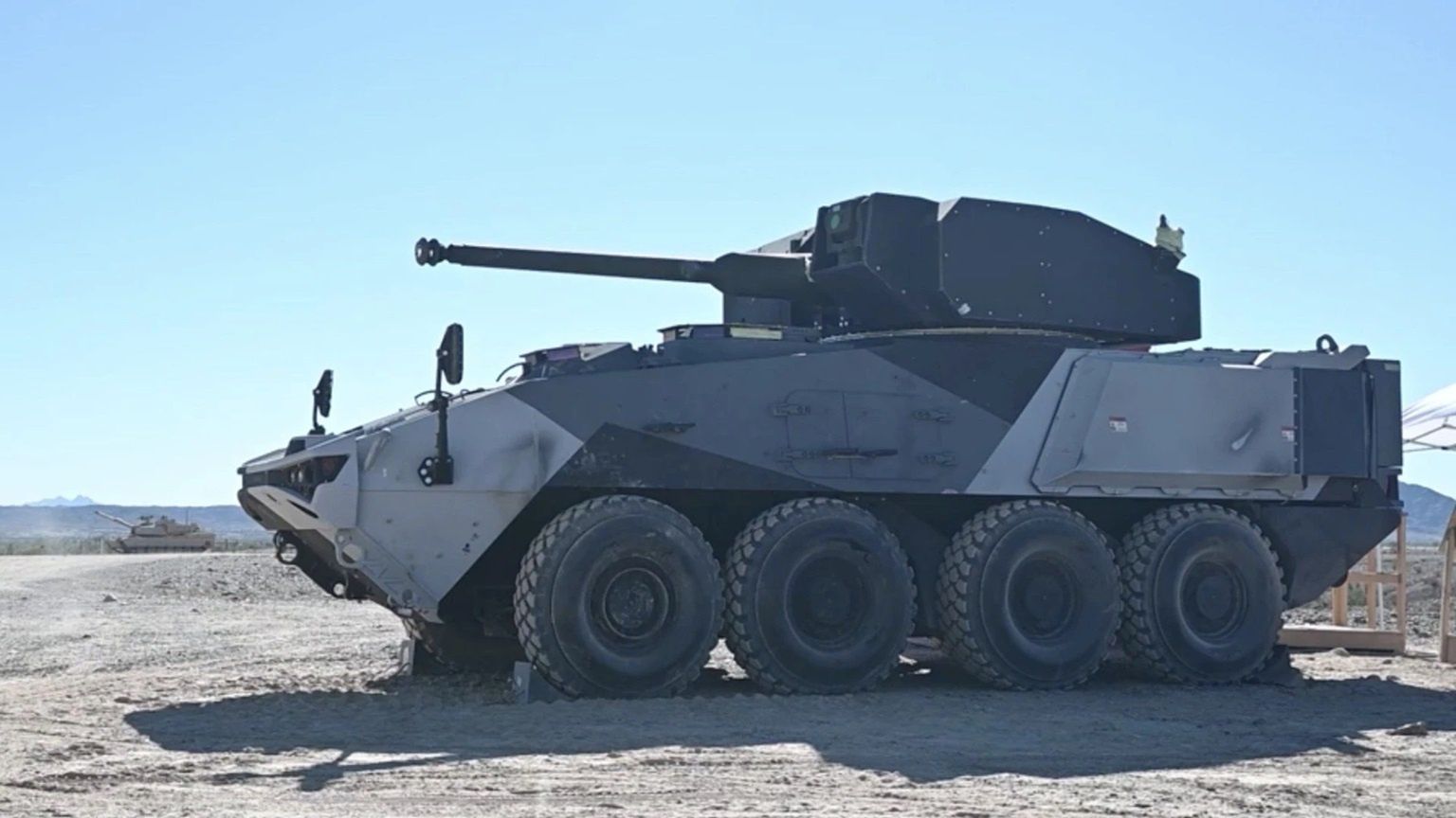 50-mm armata zainstalowana w bezzałogowym module