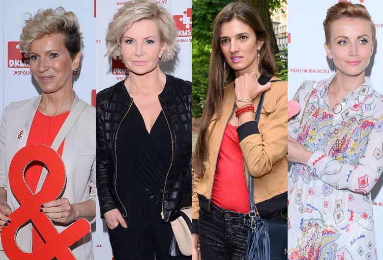 Anna Kalczyńska, Anna Wendzikowska, Kamila Szczawińska, Paulina Smaszcz-Kurzajewska wsparły fundację DKMS [zdjęcia]