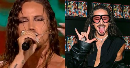 Michał Szpak wystąpił w gorsecie i spódnicy z trenem. Internauci mocno podzieleni: "Świat się kończy"