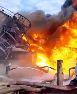 Pozycje Rosjan w ogniu. Płoną jedna za drugą