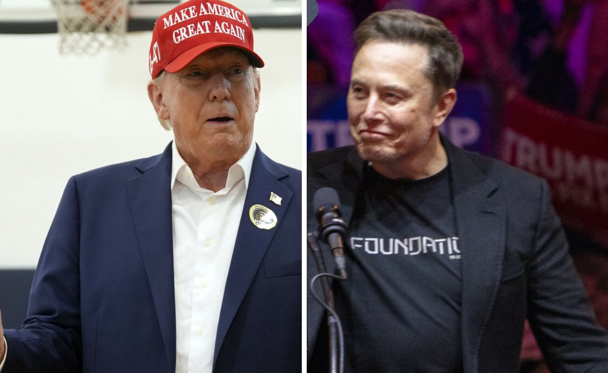 Musk backs Trump in tight race as electoral results pour in