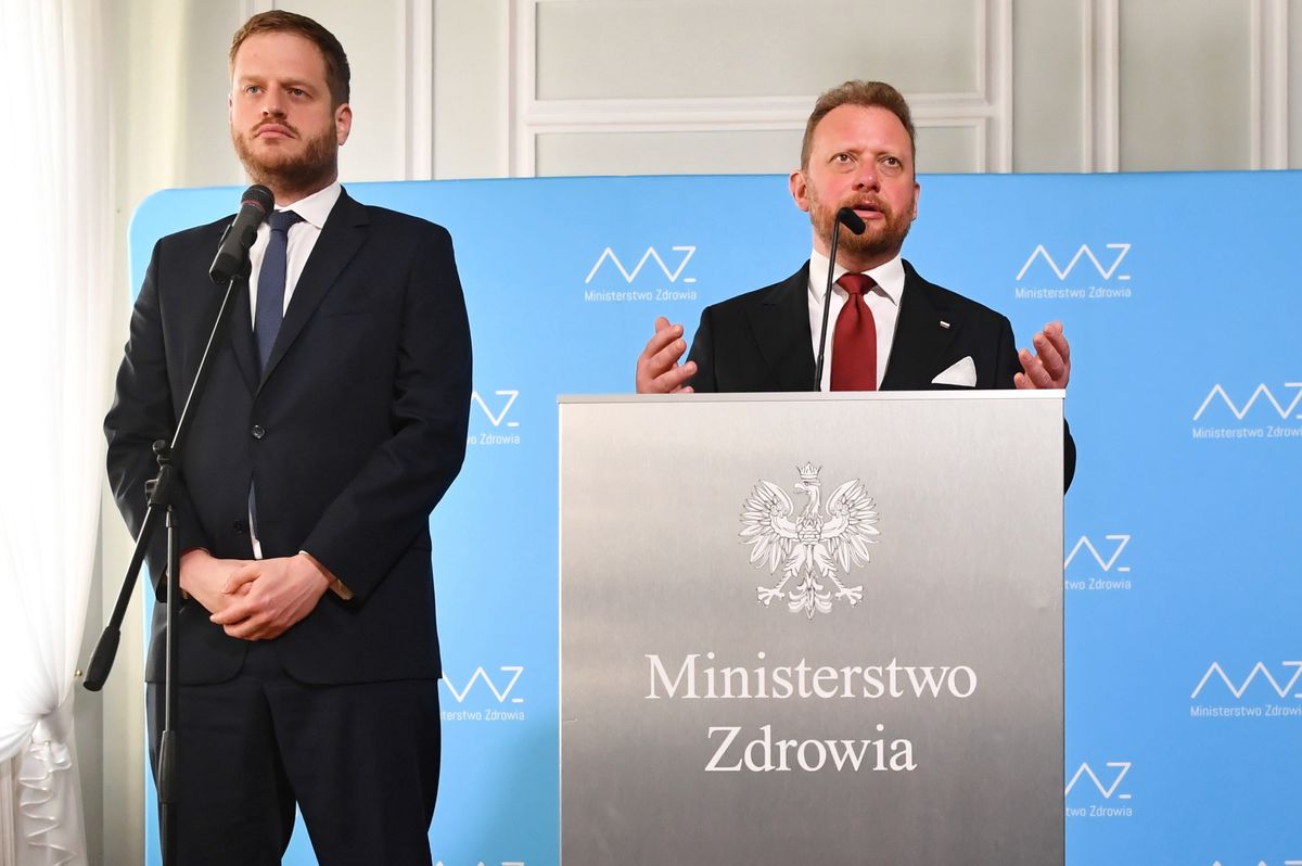 Janusz Cieszyński i Łukasz Szumowski